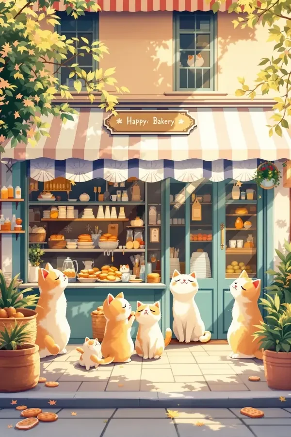 猫咪的面包店 - 小小影视 猫咪的面包店 - 动漫封面